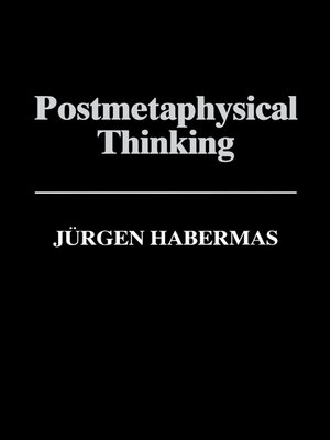 cover image of Postmetaphysical Thinking